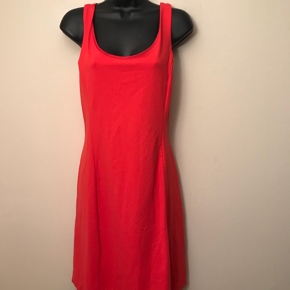 CYNTHIA ROWLEY: Coral Swing Dress!